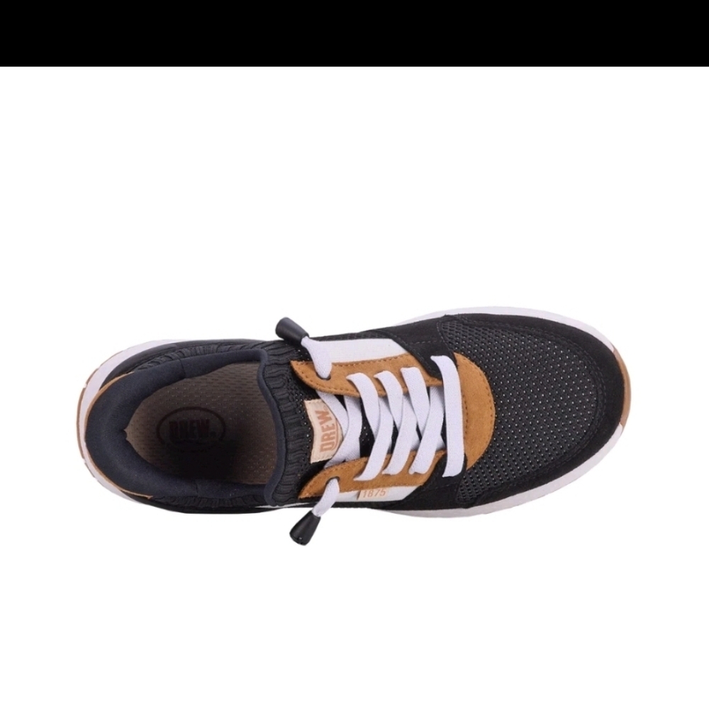 Drew Women's Bobbie - No Hands Lightweight sneakers, Black Combo 10837 - Picture 4 of 7